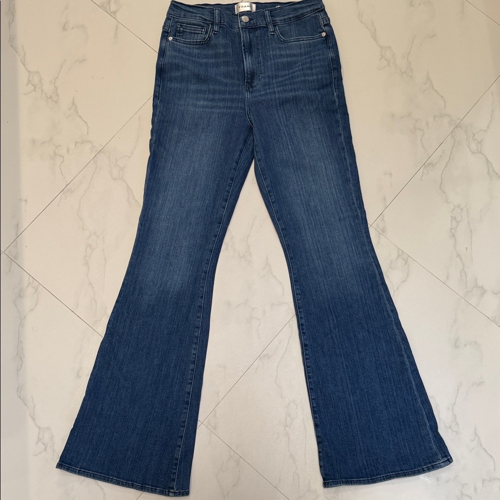 Frame Denim Le High Flare 30 in Temple